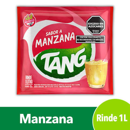 JUGO EN SOBRE TANG MANZANA